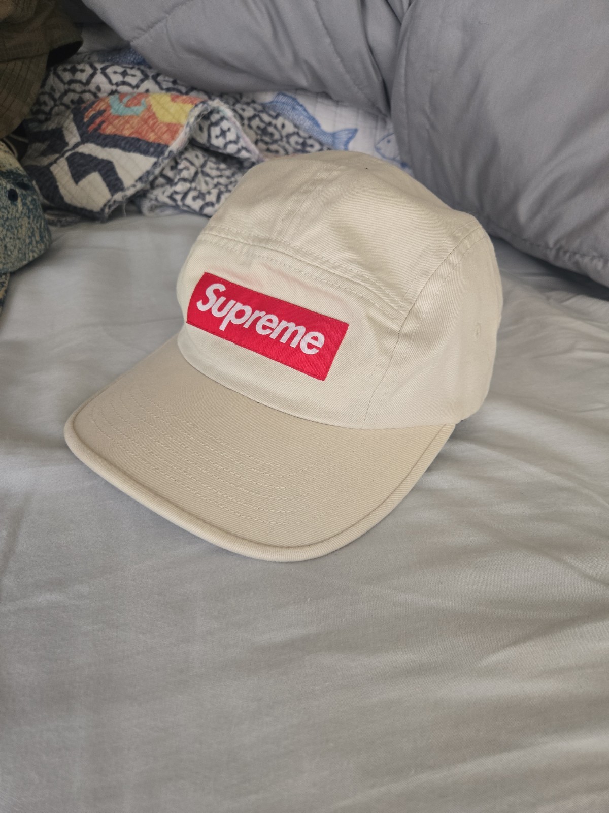 Supreme Washed Chino Twill Camp Cap