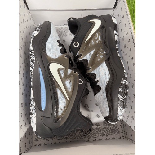 Nike KD 15 Black White Light Blue Basketball Shoes DC1975-001 Mens Sneaker
