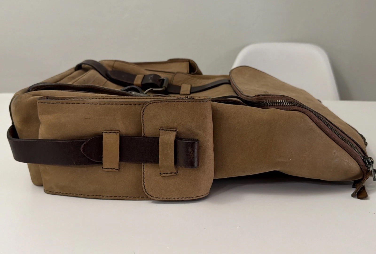 Velez Top Grain Leather Backpack – 15.6 Inch Laptop Bag