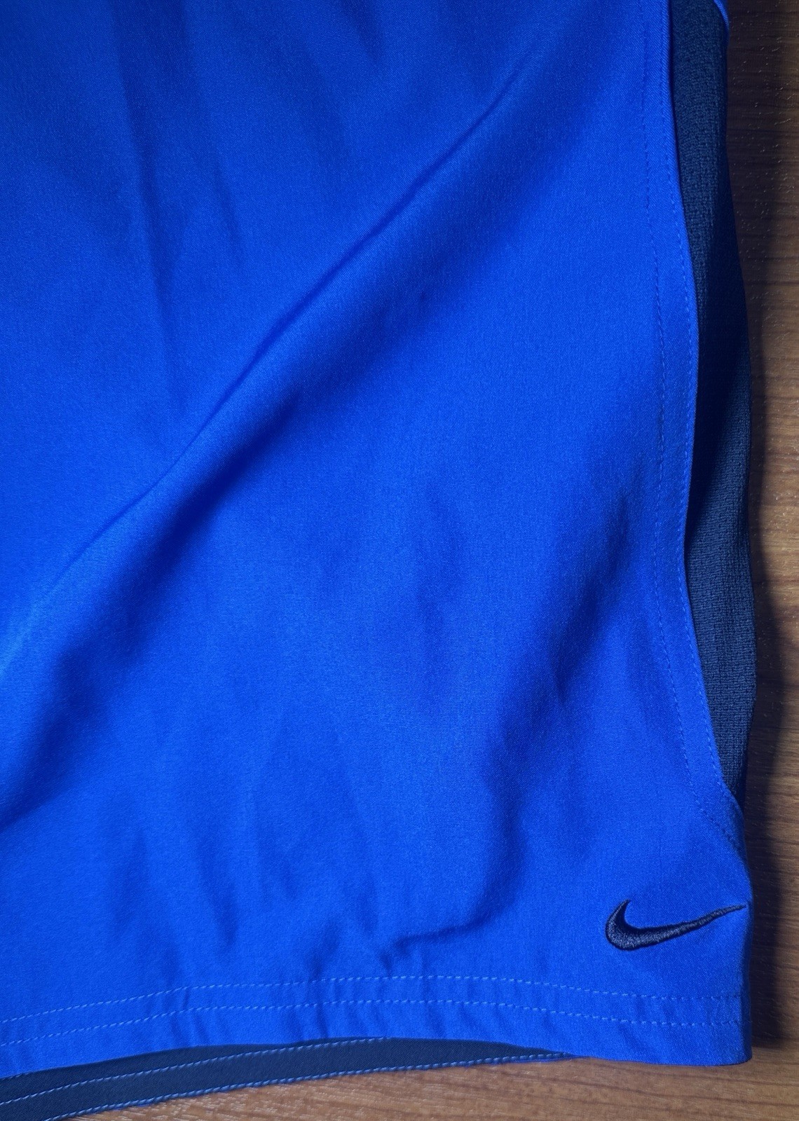 Nike Swim Men’s Core Solid Volley Shorts Blue Black Size XL Drawstring Trunks
