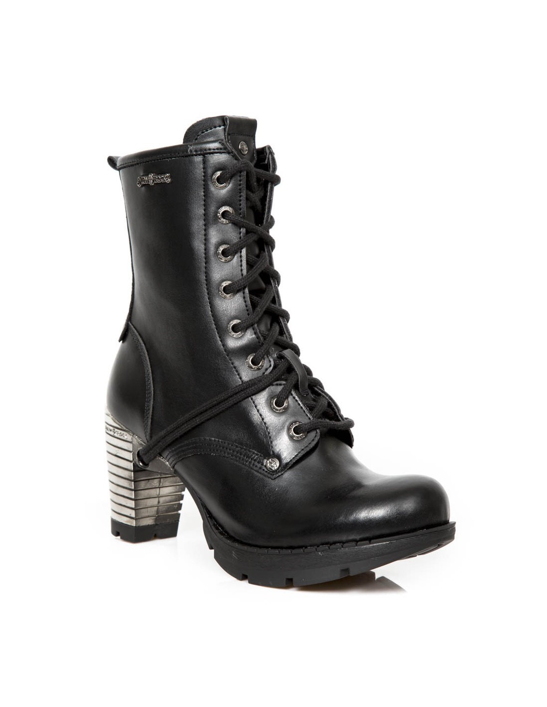 DISCONTINED NEW ROCK VEGAN COMBAT-STYLE BOOTS TRAIL VS56 39 38 8 goth punk biker