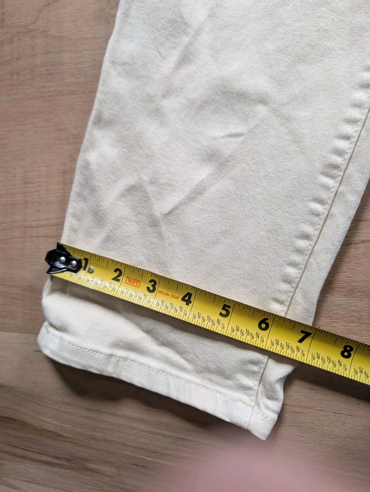 Todd Snyder Chino Pants Mens 32×30 Cream Slim Fit 5-Pocket Stretch Beige Jeans
