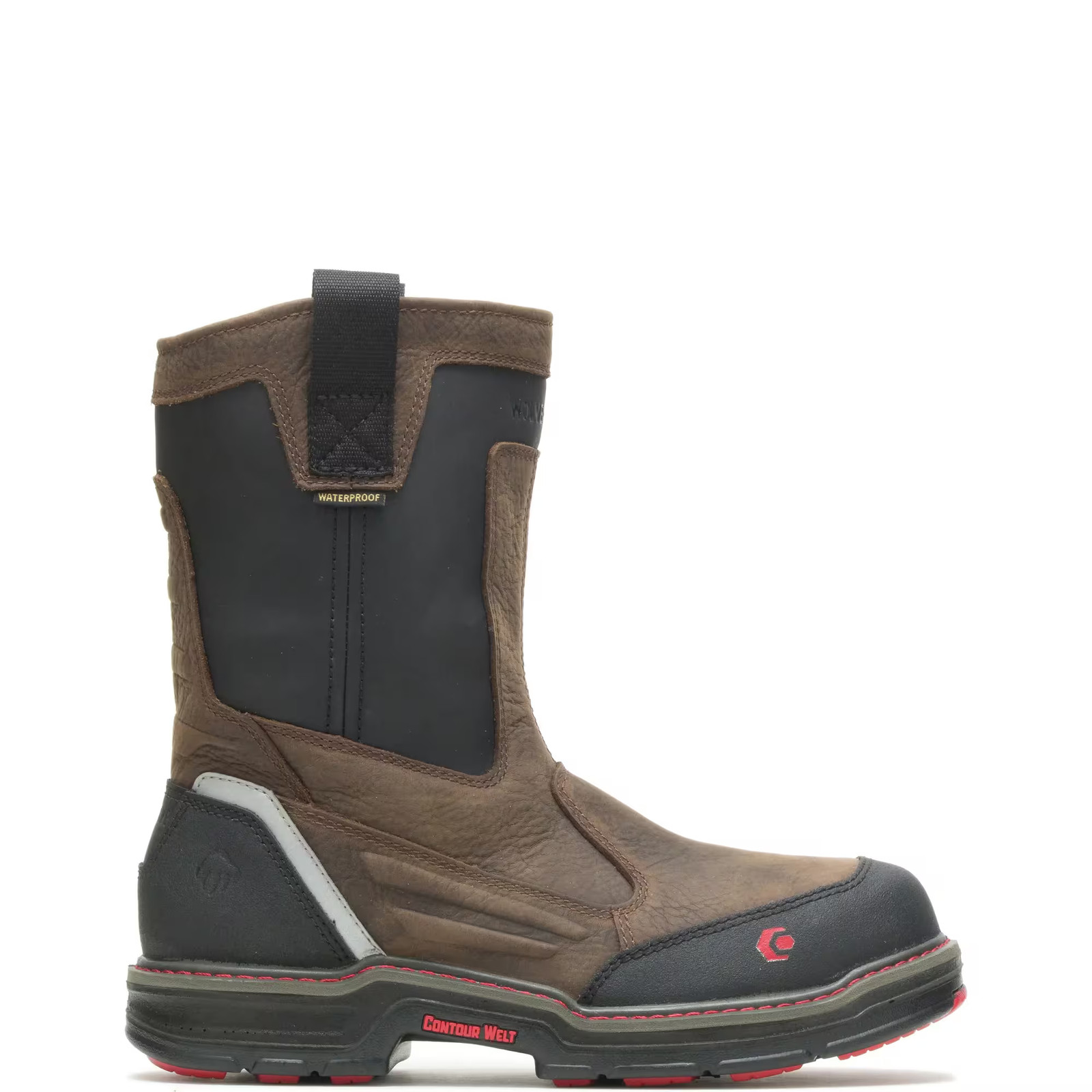 Wolverine Men Overman Waterproof CarbonMAX® Wellington Work Boots Leather