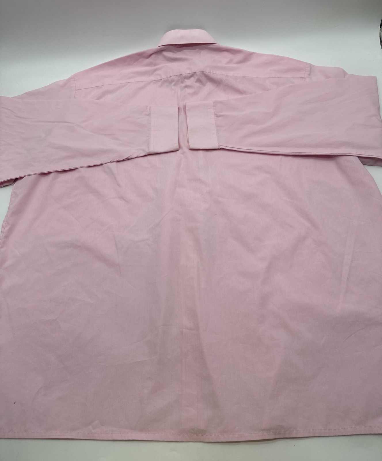 Fortino Landi The Classic Button Up Shirt Men 19-19.5 Pink Pocket .#36909