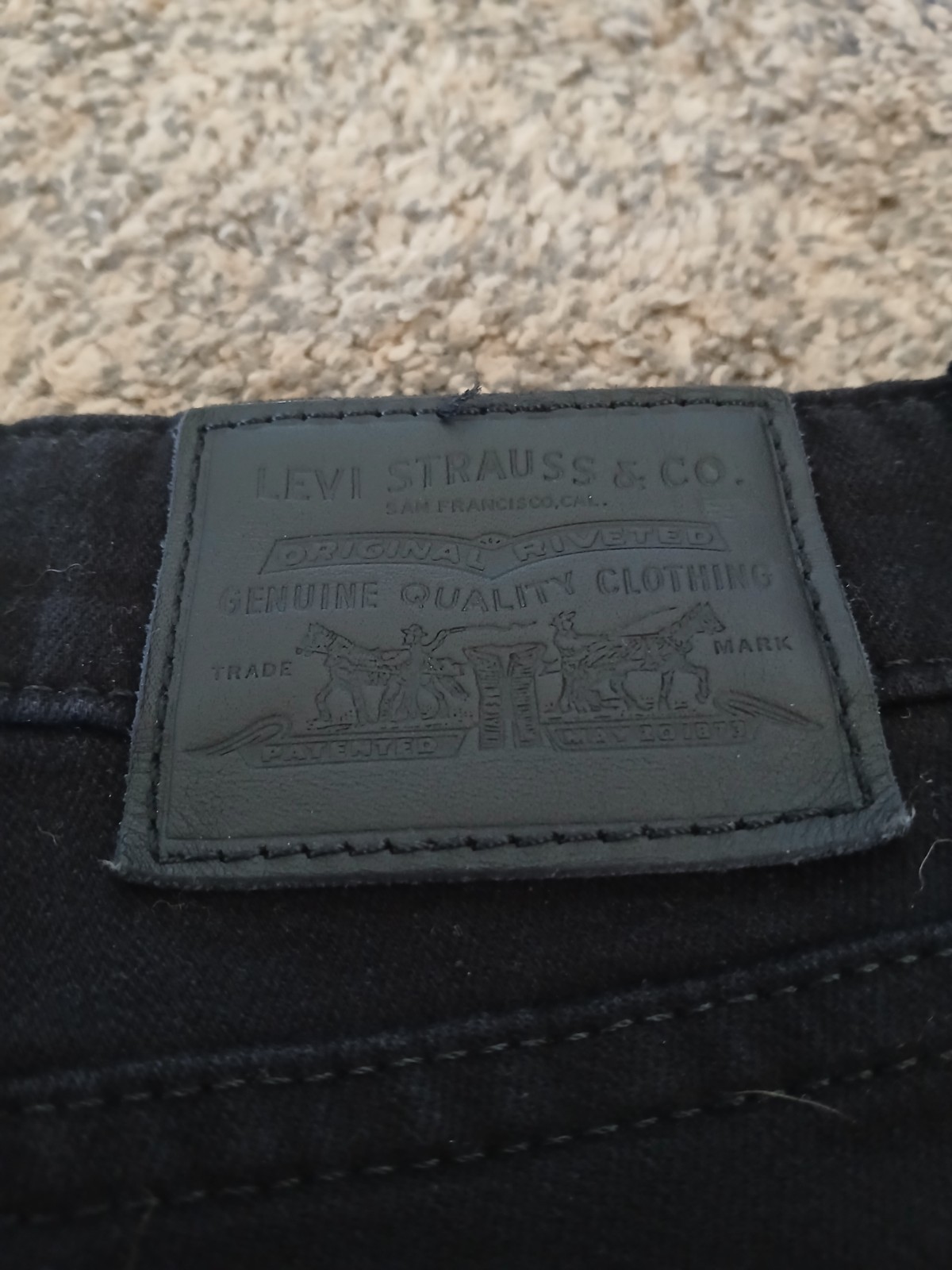 Levis 725 Premium Jeans High Rise Bootcut Stretch Big E Size 28×30