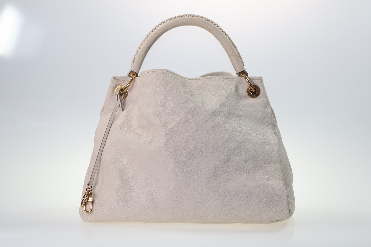 LOUIS VUITTON Artsy MM Monogram Empreinte Cream White