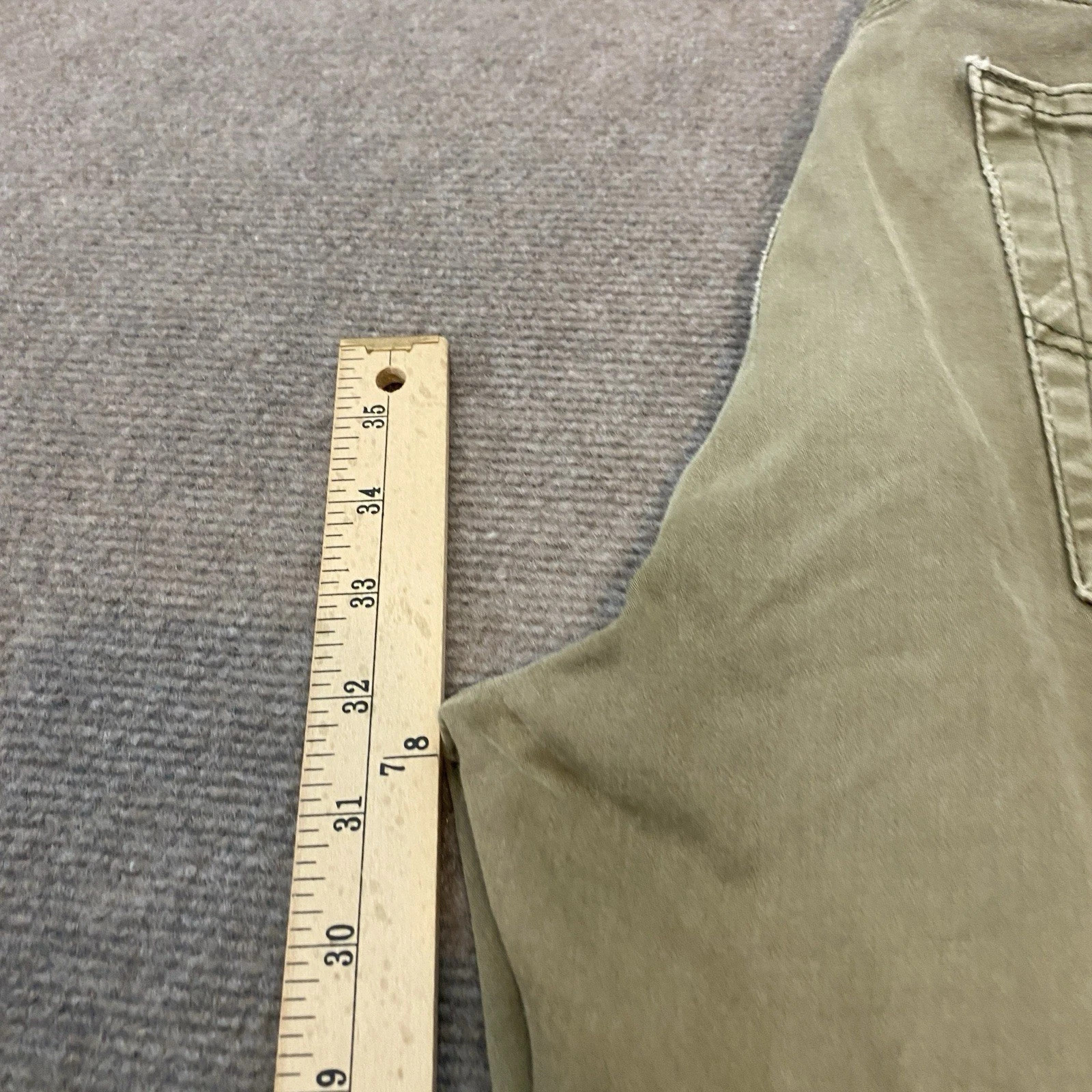 AG Adriano Goldschmied Pants Men (34×32) Green Stretch The Graduate Tailored Leg