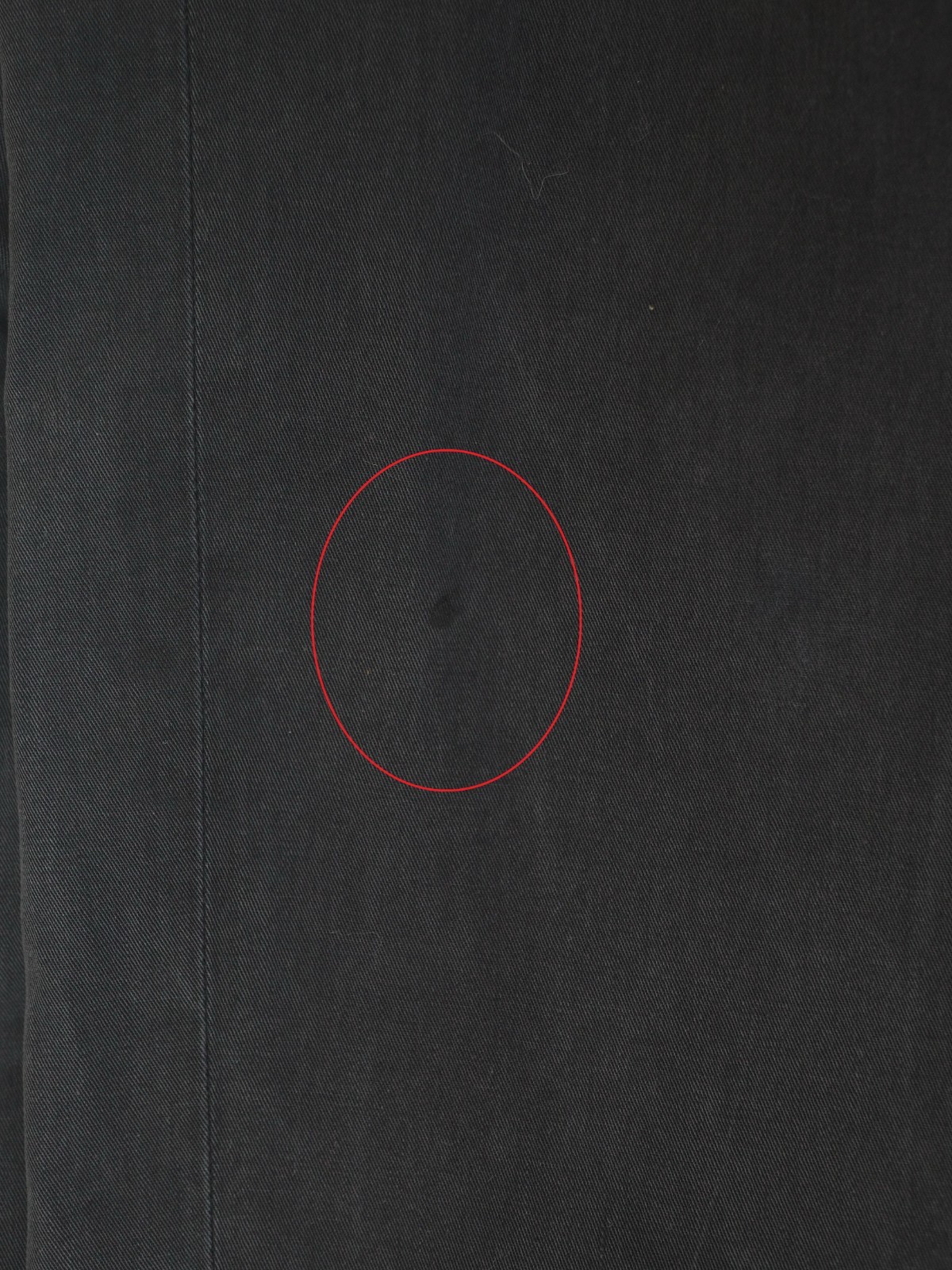 Comme des Garcons Homme Plus Men’s Dark Blue Faded Cotton Pants Trousers Size M