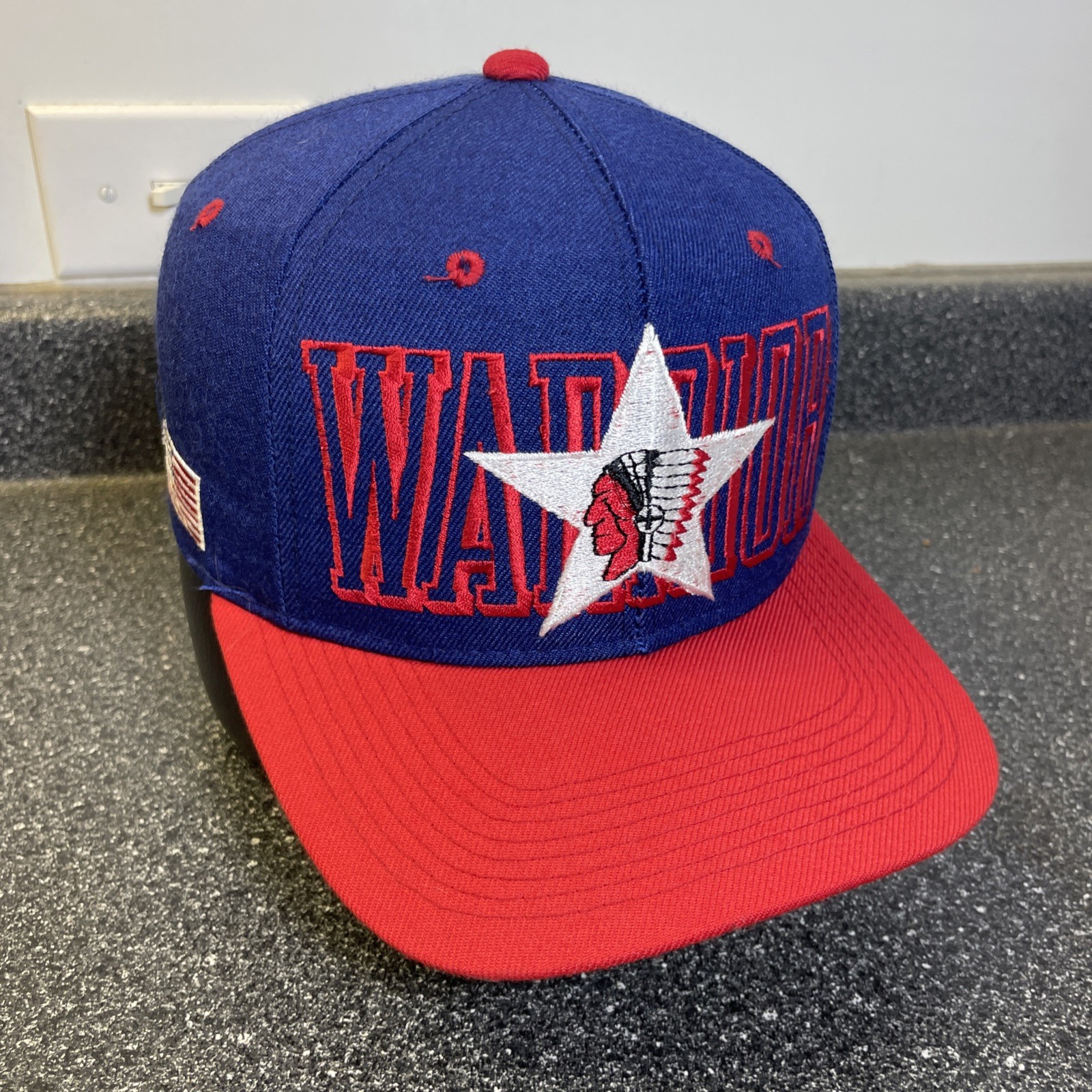 Vintage Korean War Warrior Hat Cap Snapback Re-up Second To None Veteran NWOT
