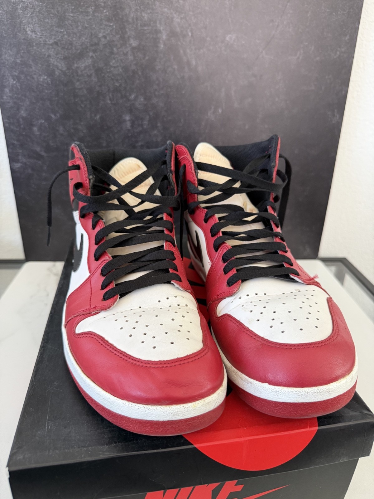 Air Jordan 1 – Black White and Red – Size 11 – Pre-owned – Original Box