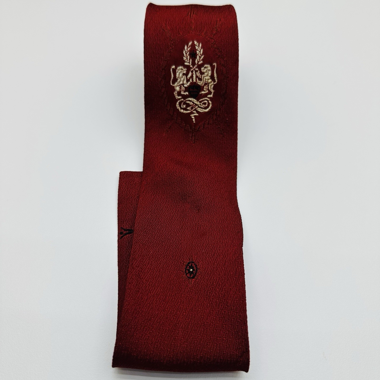 Trimshape By Cavalier Vintage Square End Tie Red Crest 2 X 53 T123