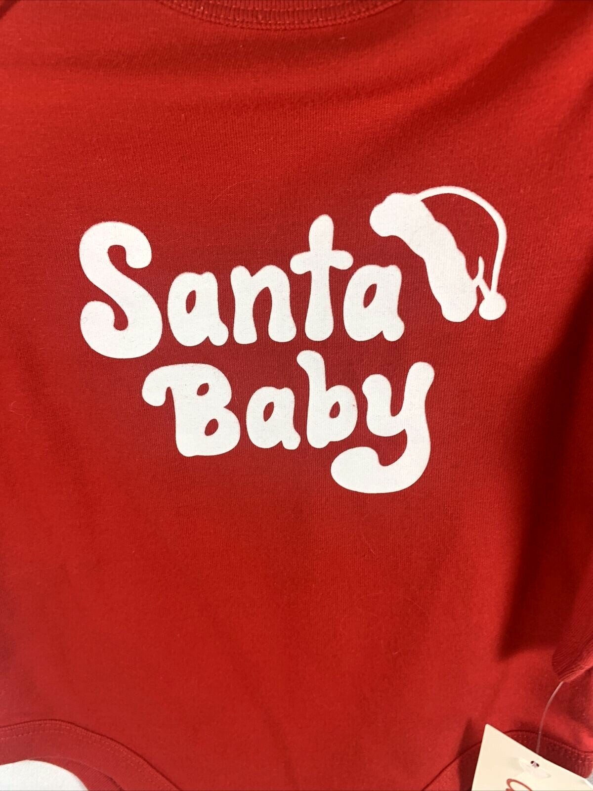 NEW CAT & JACK CHRISTMAS HOLIDAY RED SANTA BABY OUTFIT 3 – 6 MONTHS