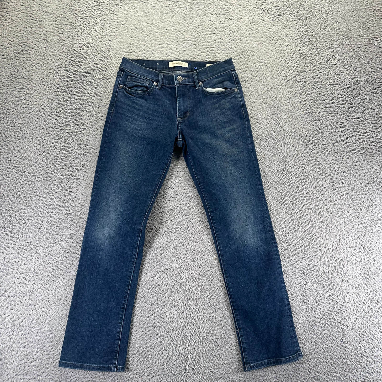 Banana Republic Jeans Womens 27×27 Cotton Denim Straight Faded Workwear Stretch