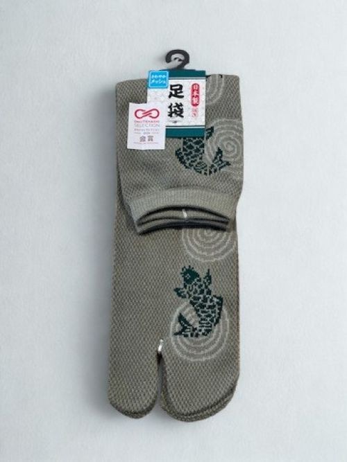 足袋 Carp Tabi Socks (Mesh) – Khaki