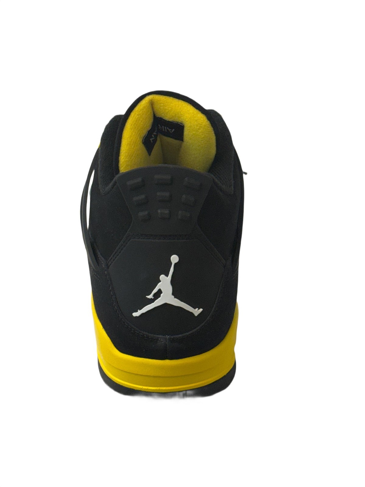 Nike Air Jordan Men’s 4 Retro Thunder Black Tour Yellow 12.5 (DH6927-017) NEW