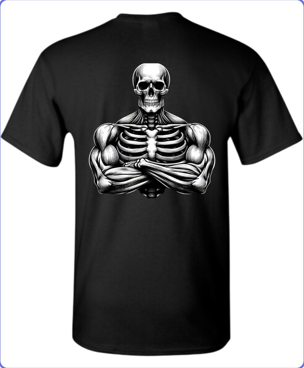 Skull Gym Men’s T-Shirt Till I Collapse Small To 3X-Large B