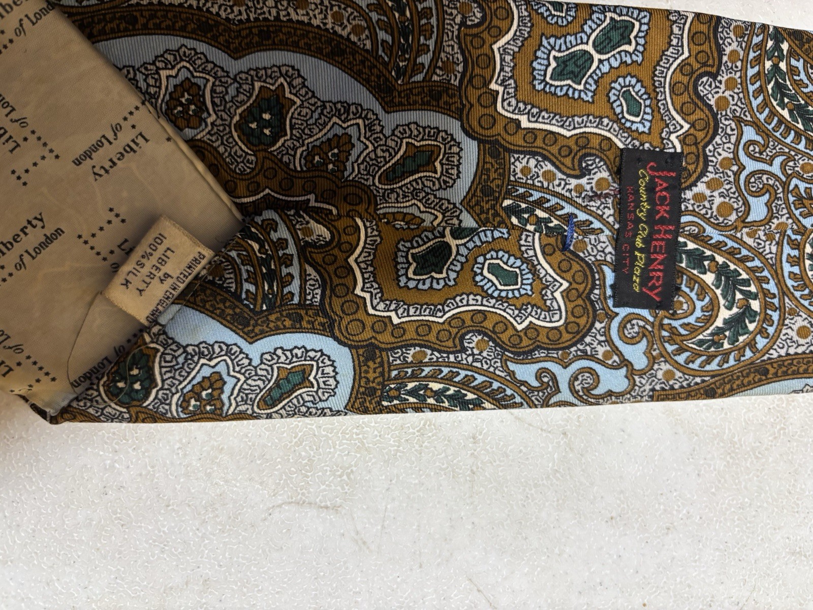 Vintage Jack Henry Paisley Tie