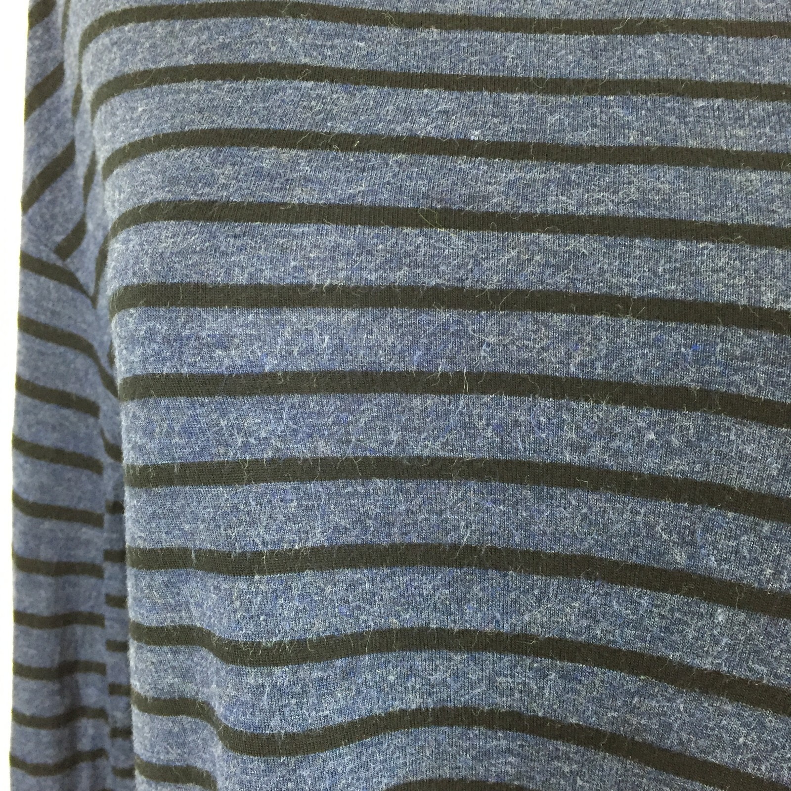 VINCE Womens sz Small/Medium Dark Blue Black Striped Long Sleeve Shirt