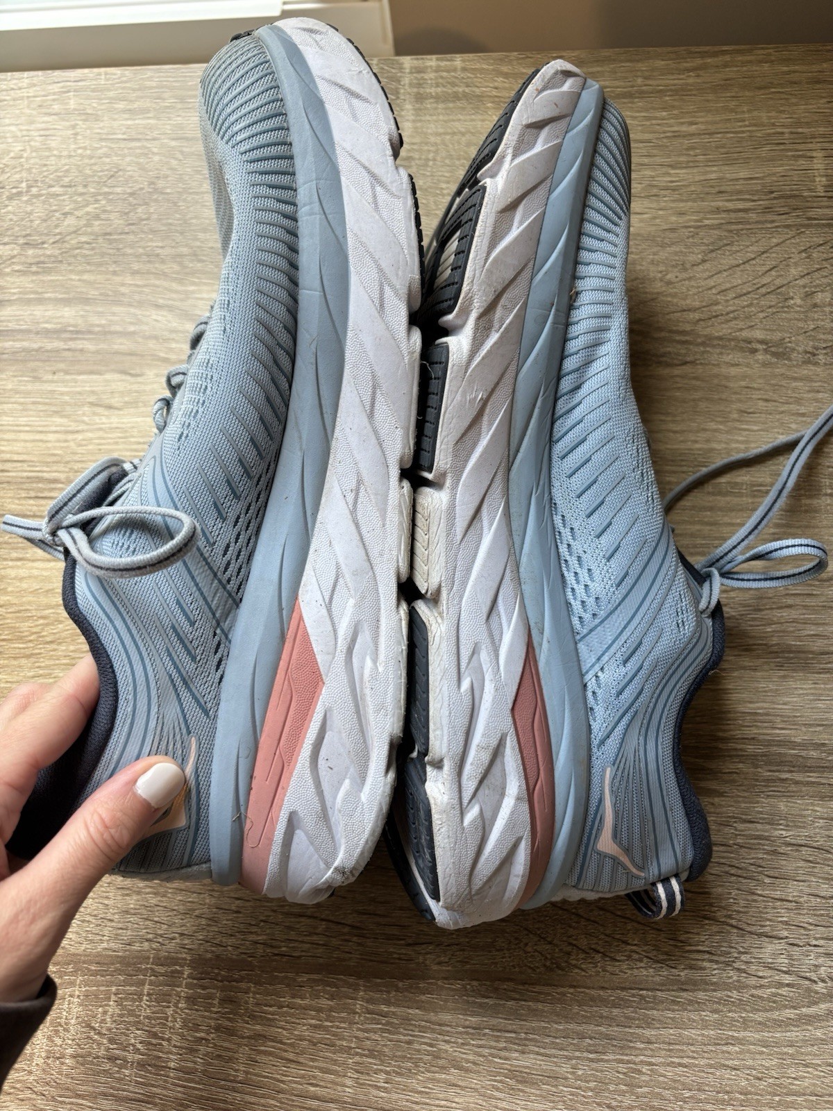 Hoka One One Bondi 7 Women’s Sneakers Shoes Size 12 1110519 BFOB Blue