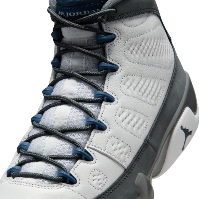 Nike Air Jordan 9 Retro Shoes White Flint Gray French Blue HV4794-100 Men’s NEW