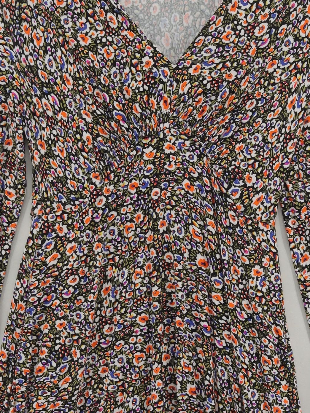 Boden A-Line Midi Dress UK10 in Black