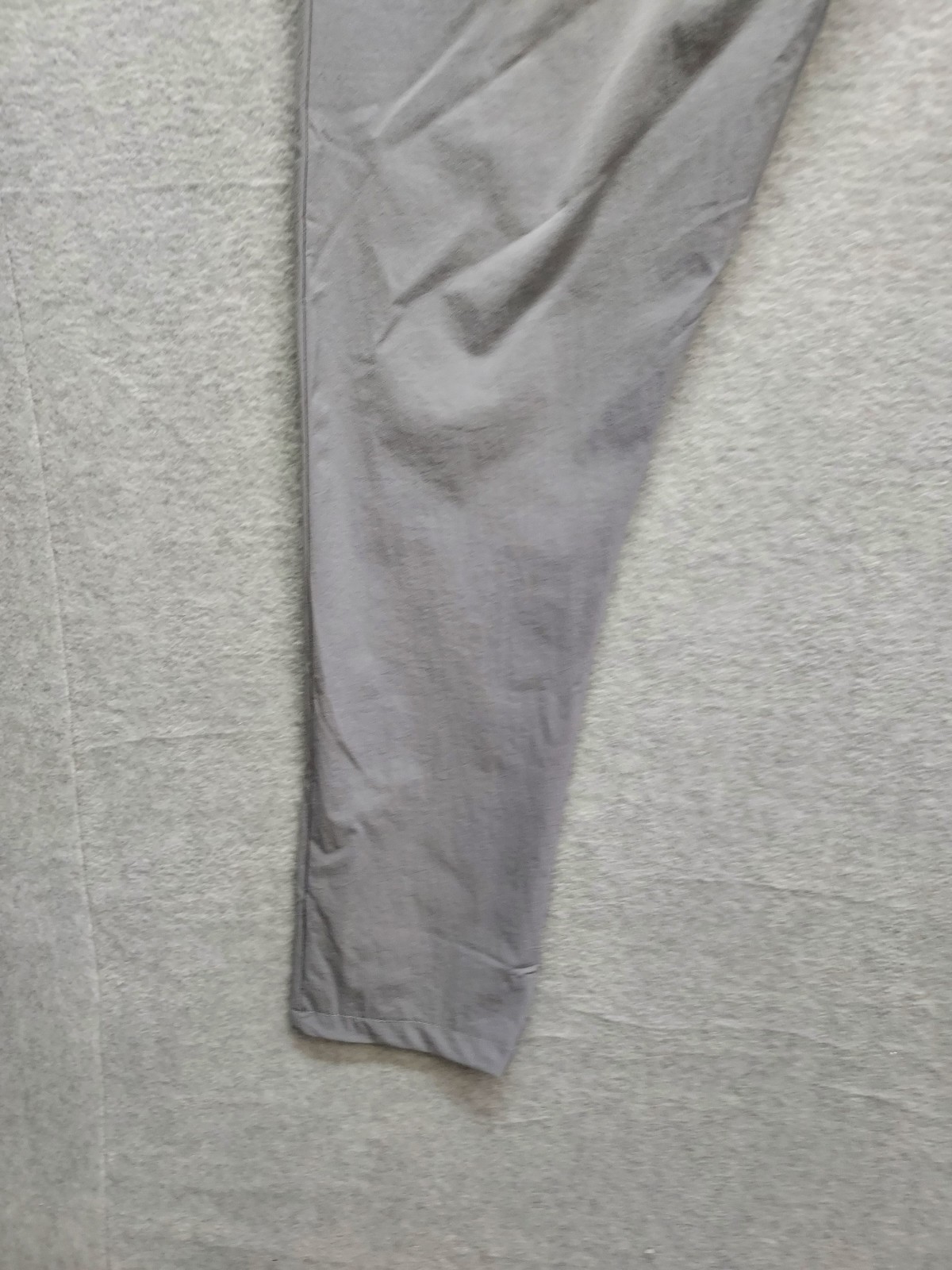 BoohooMan Men Cargo Pants M Gray Tapered Leg Drawstring Lined Mid Rise Casual