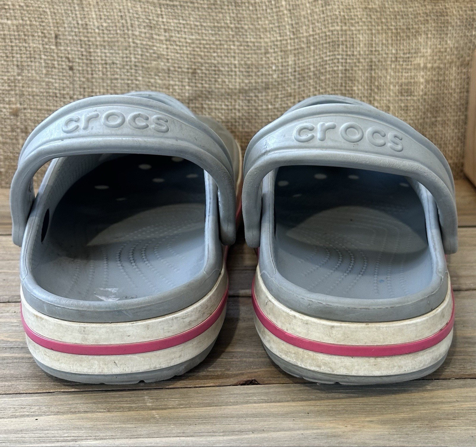 Crocs Bayaband Clogs Athletic Gray Women’s 7