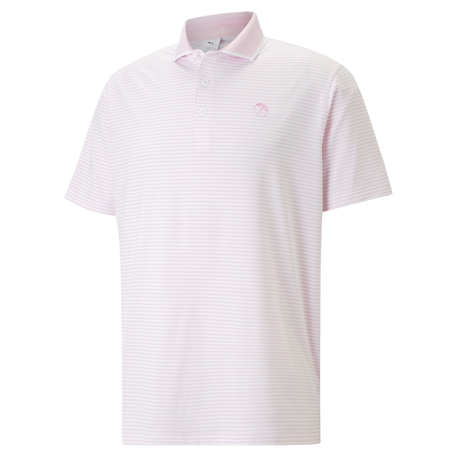 Puma Ap MATTR Traditions Polo – 53748202 – Pale Pink/Bright White – S