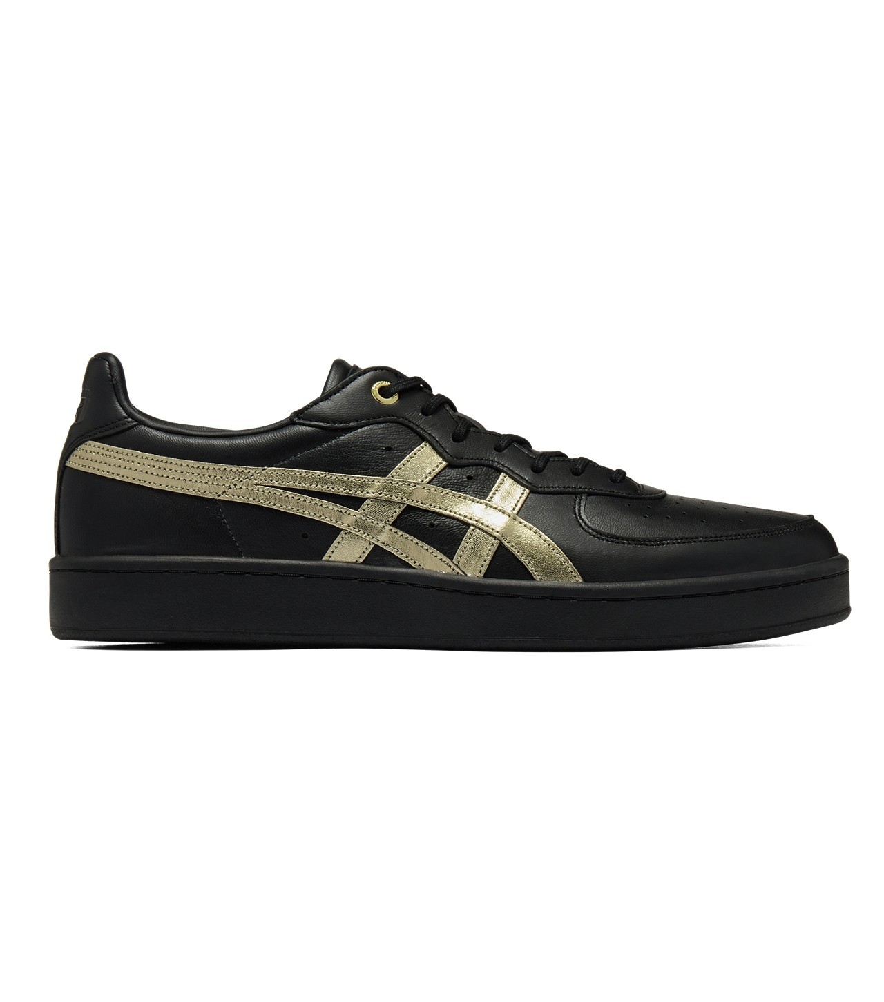 1183C630-001 Onitsuka Tiger GSM SD “BLACK/PURE GOLD”