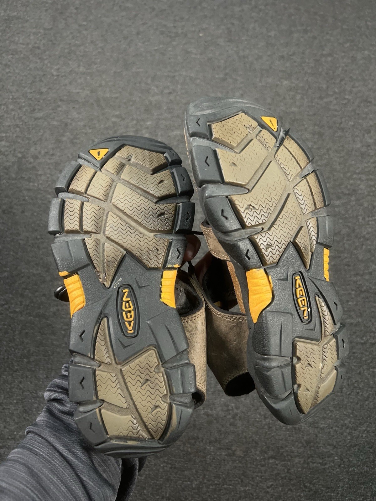 Keen Sarasota Waterproof Hiking Open Toe Sandals Brown Leather Womens 8.5