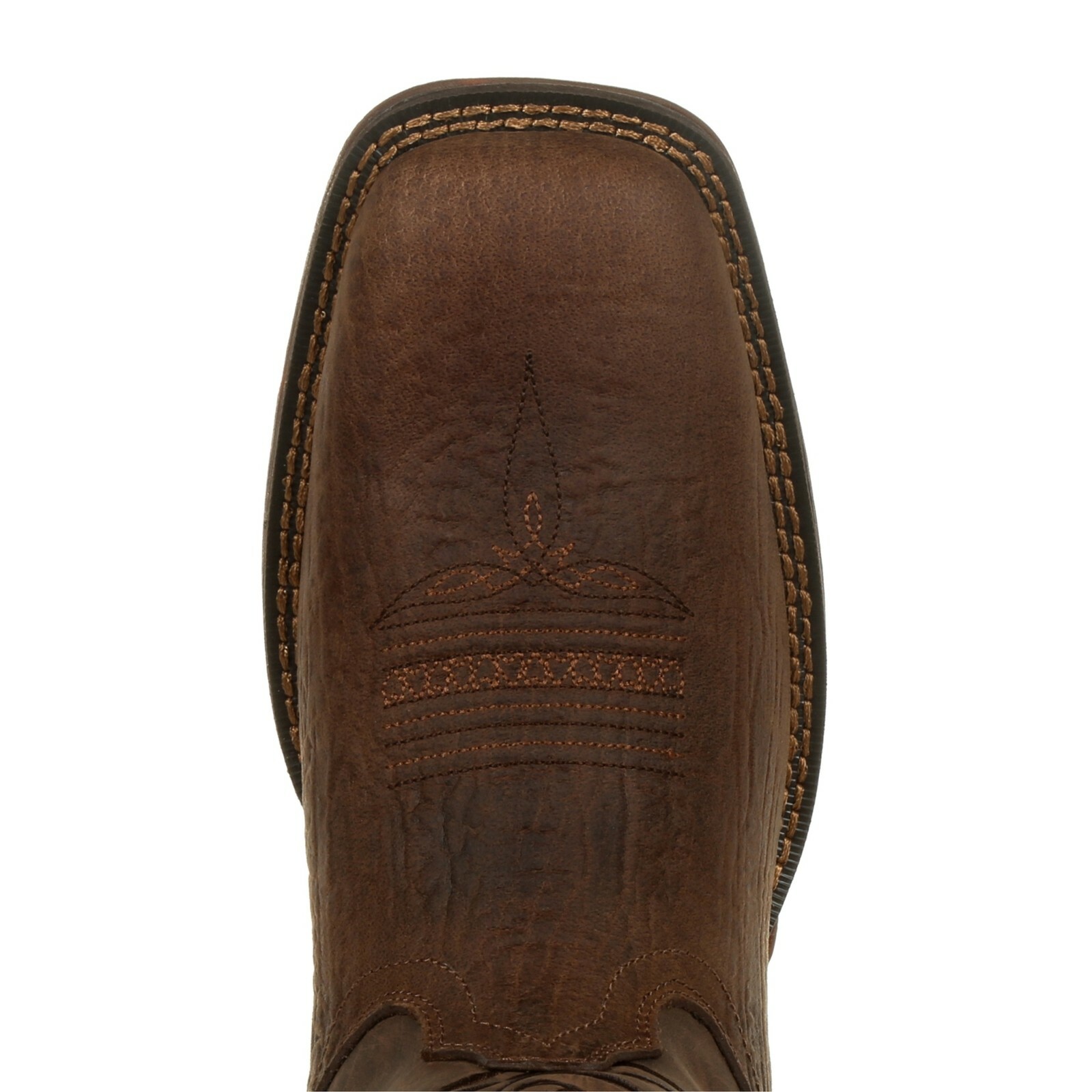 Durango Men’s Rebel Brown Distressed Flag Square Toe Boot DDB0314