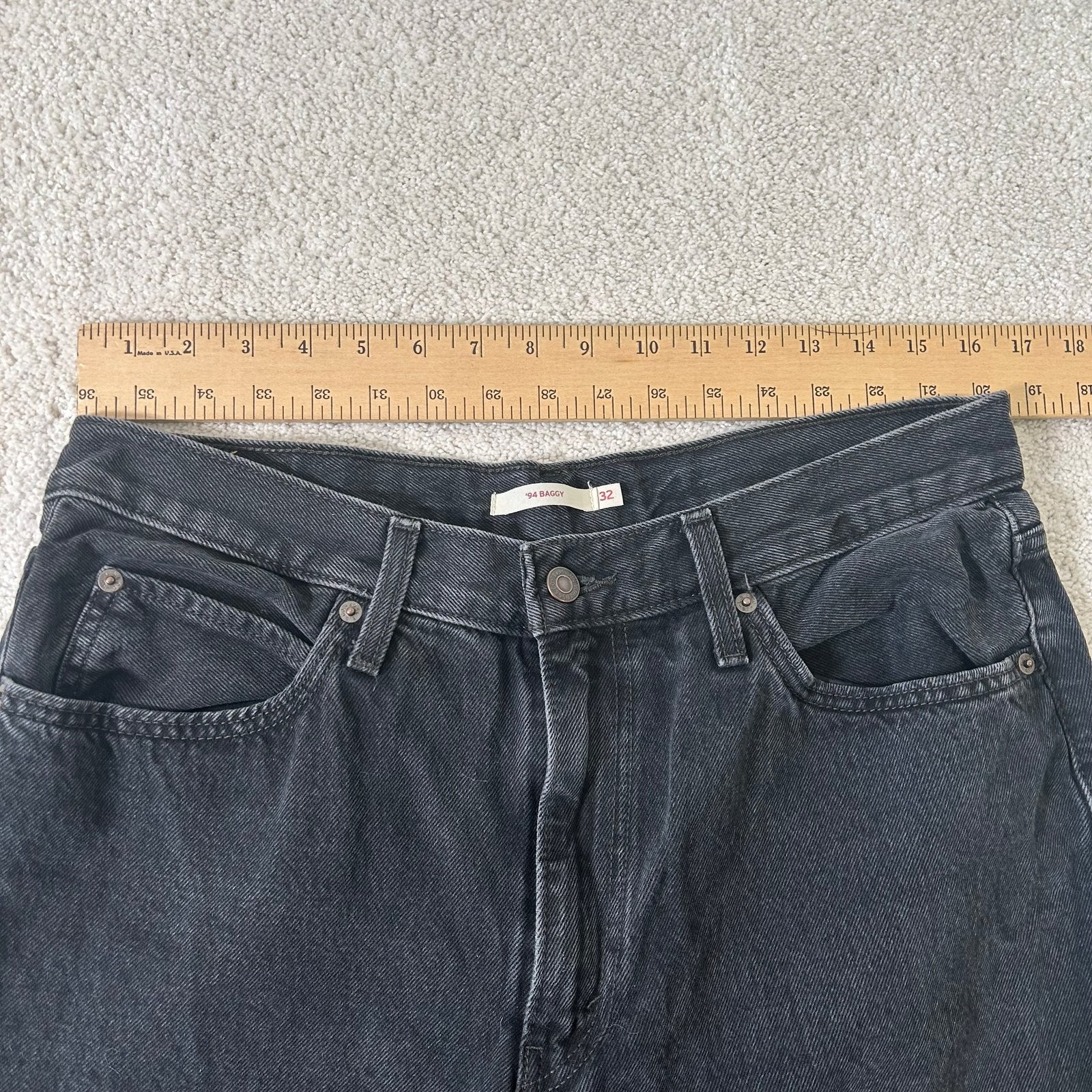 Levi’s 300 Original Riveted Jeans Denim Size S Men’s Clothing Used
