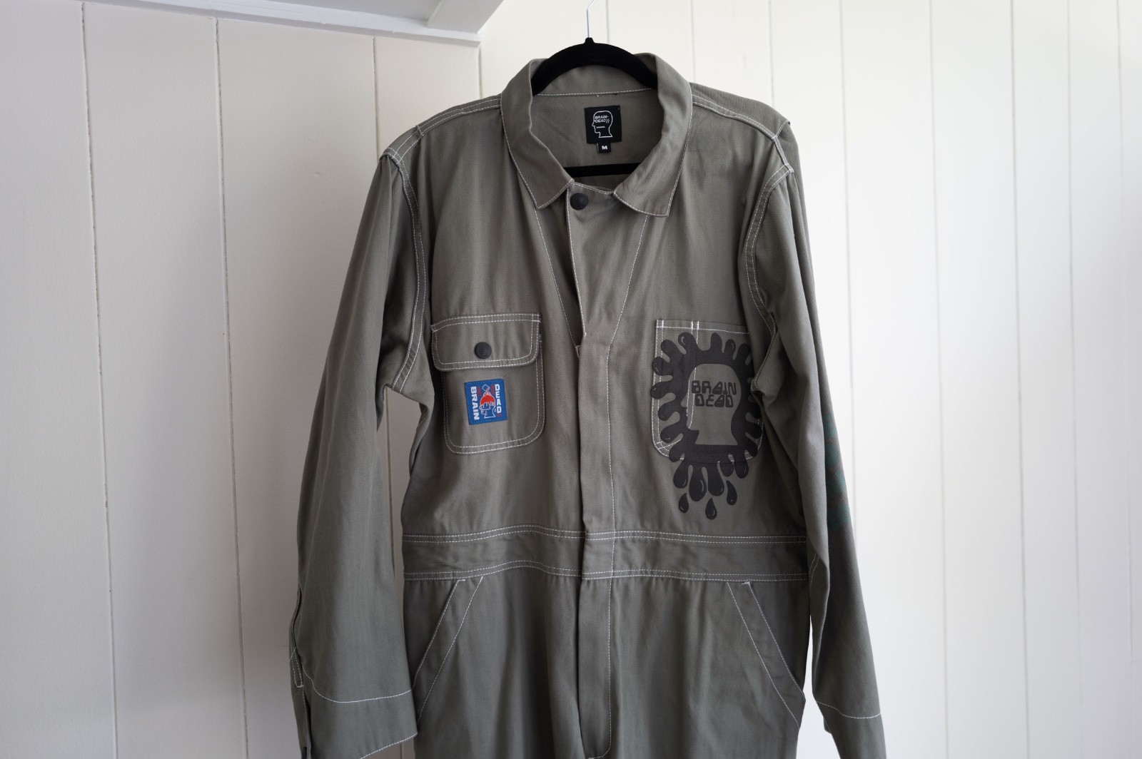 Brain Dead Mechanic Coveralls Mechanic Style Jumpsuit Medium Streetwear