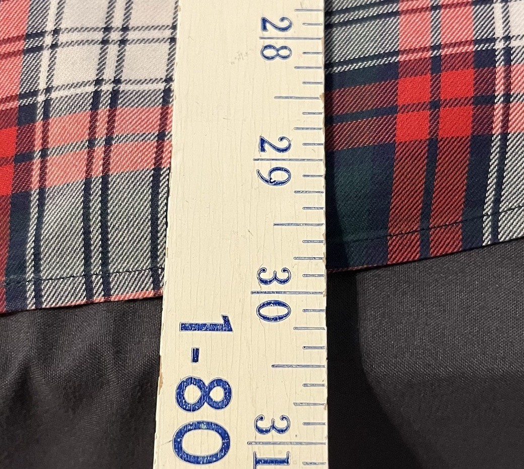 Vineyard Vines Men’s Classic Fit Whale Cotton Shirt in Red Plaid Size Large NWOT