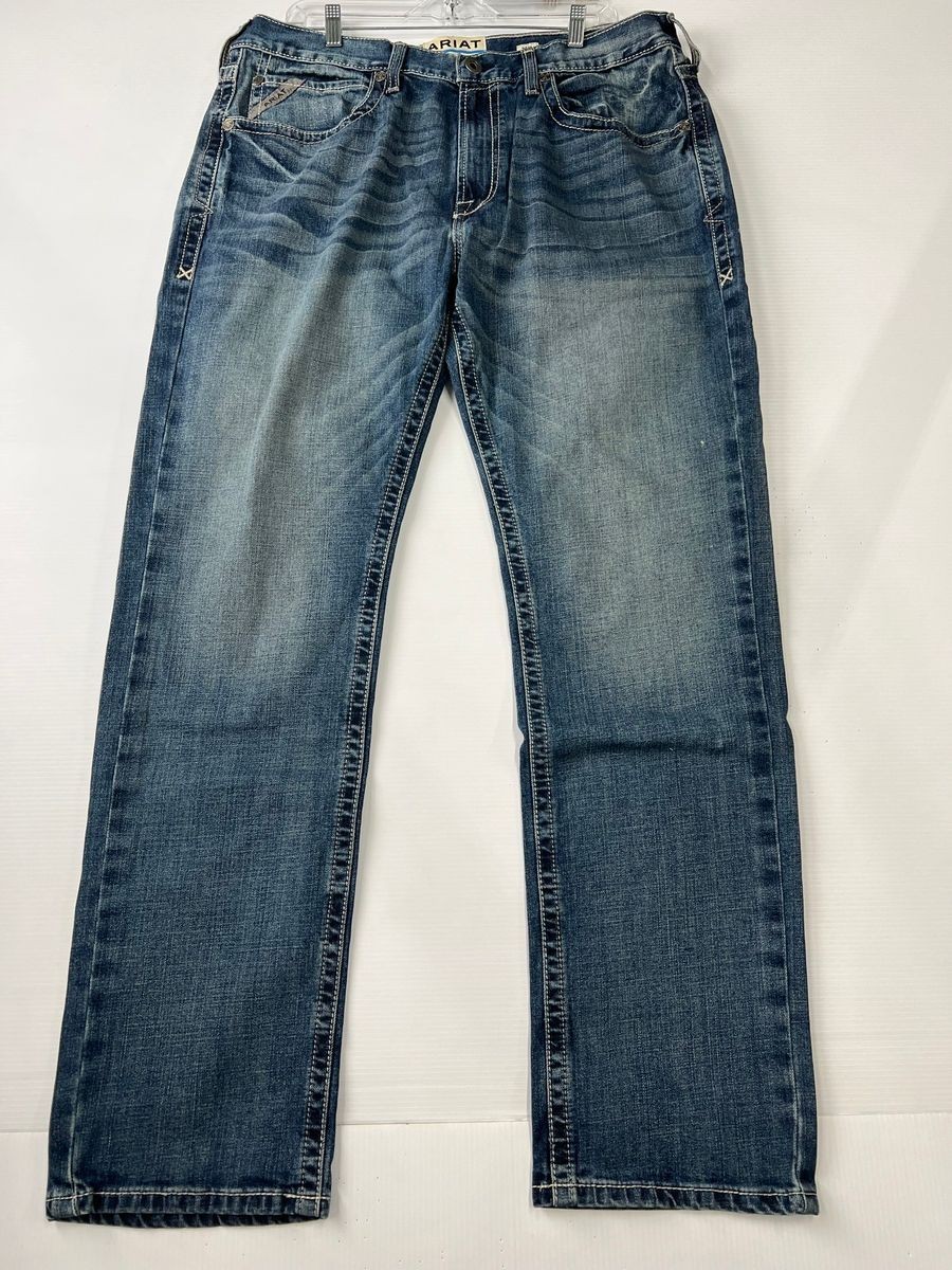 ARIAT M2 Grayson Boot Cut Jeans Men’s Size 38×34 Fargo