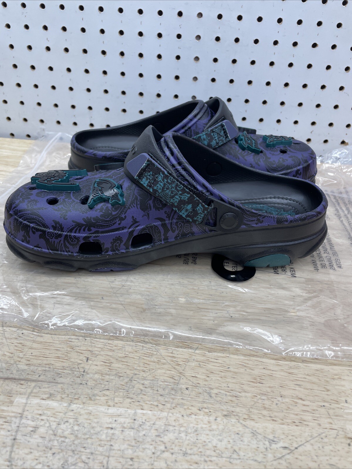 Disney Parks The Haunted Mansion Wallpaper Clogs by Crocs Adult Sizes