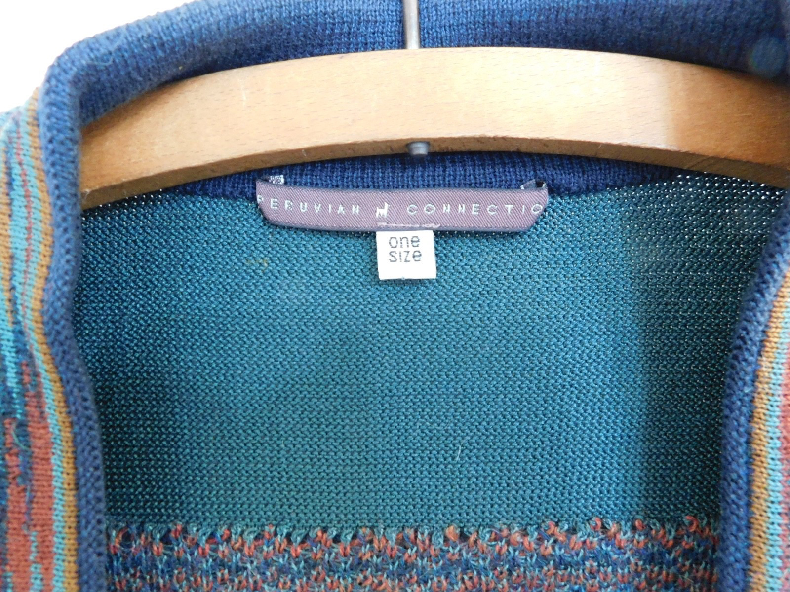 Peruvian Connection Kimono Vest 45% Pima Cotton 38% Baby Alpaca 12% Wool 5% Silk