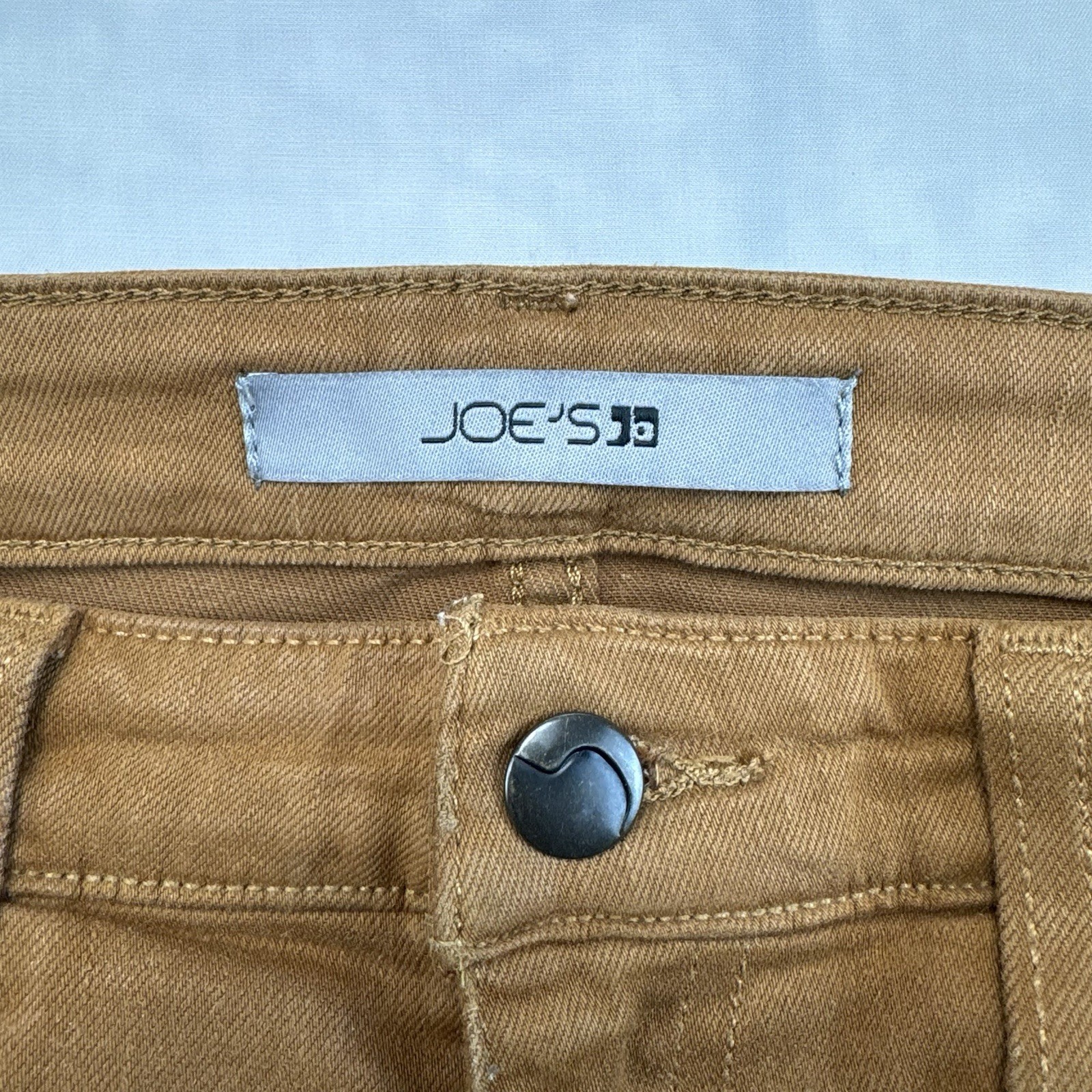 Joe’s Jeans Women’s 29 High Rise Coated Caramel Flare Jeans