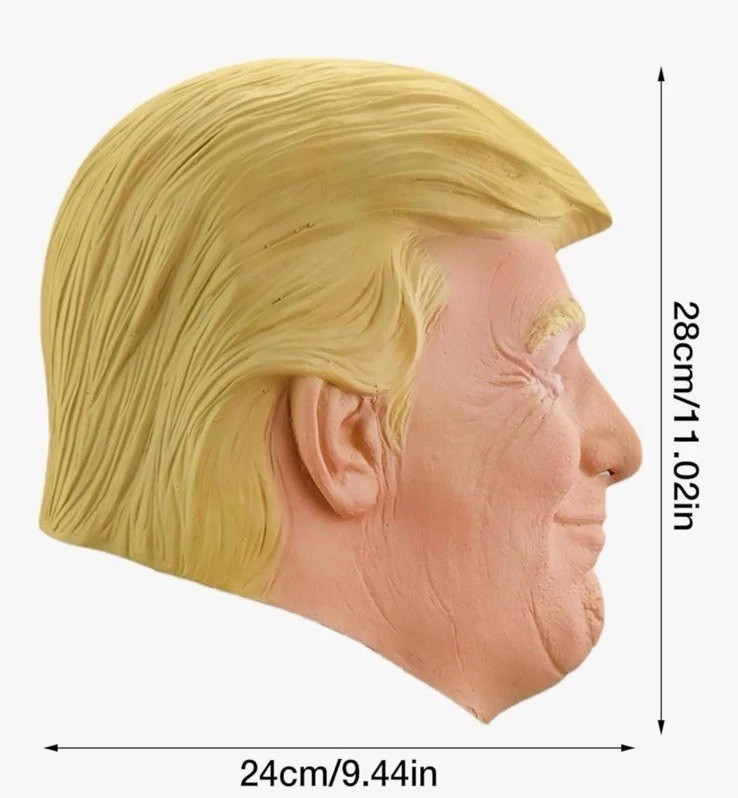 Fancy Dress Donald Trump Mask Costume Cosplay Party Celebrity Halloween Presiden