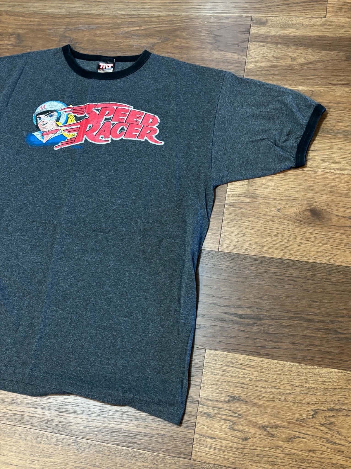 Vintage TNT Classic Speed Racer Ringer T Shirt Mens Adult Men’s Size XL