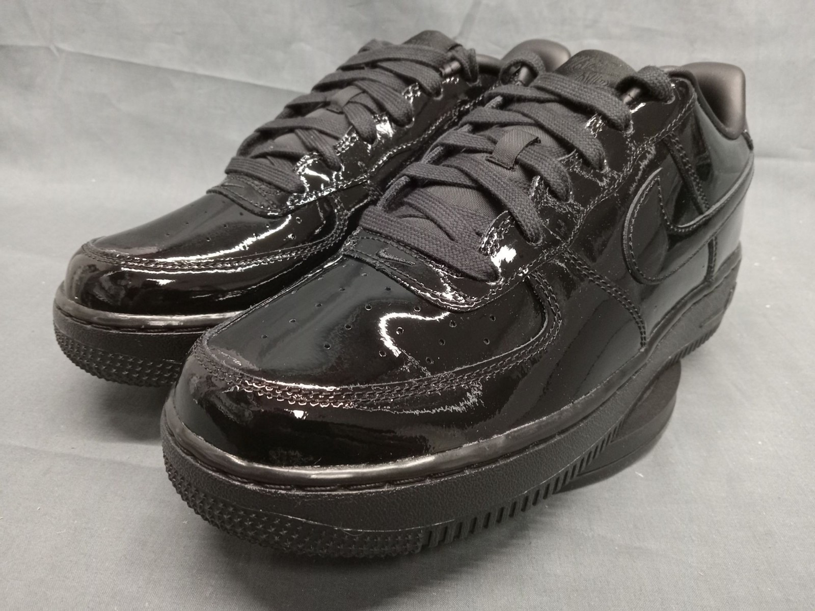 Nike Air Force 1 Low ’07 Premium Black Patent Men’s Size 9.5 NEW NO BOX!