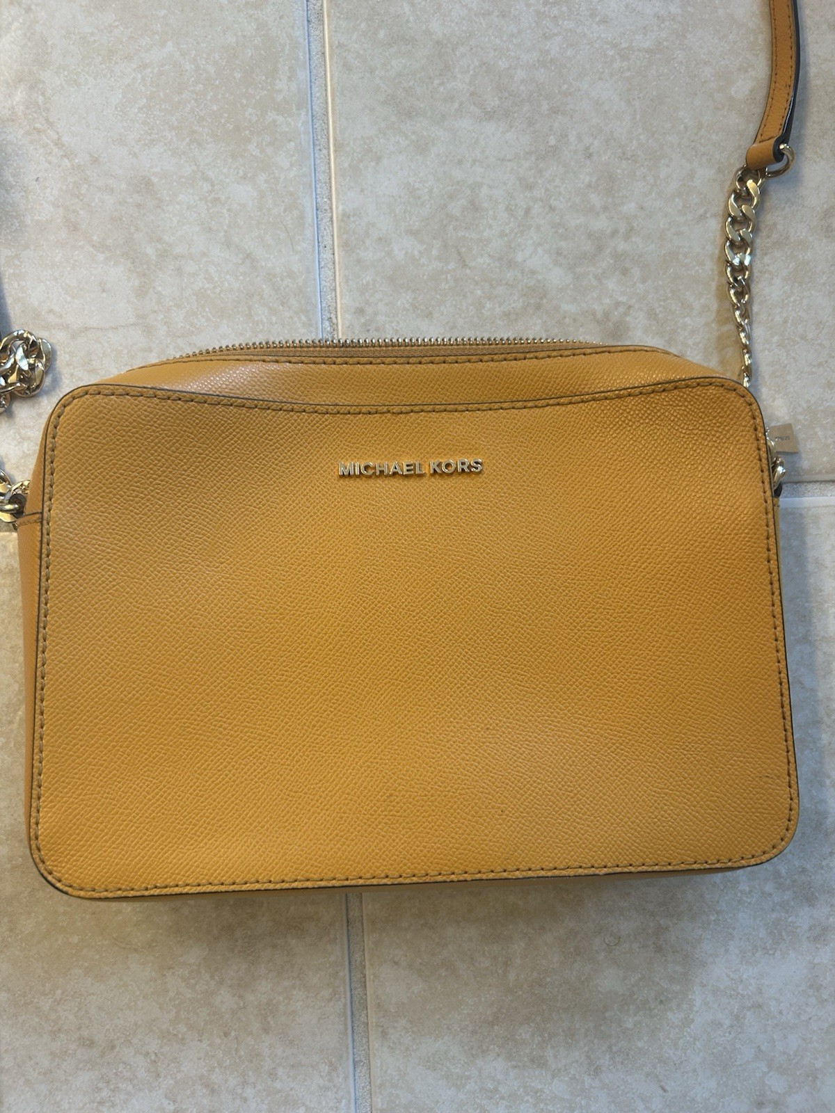 Michael Kors Jet Set crossbody bag Yellow