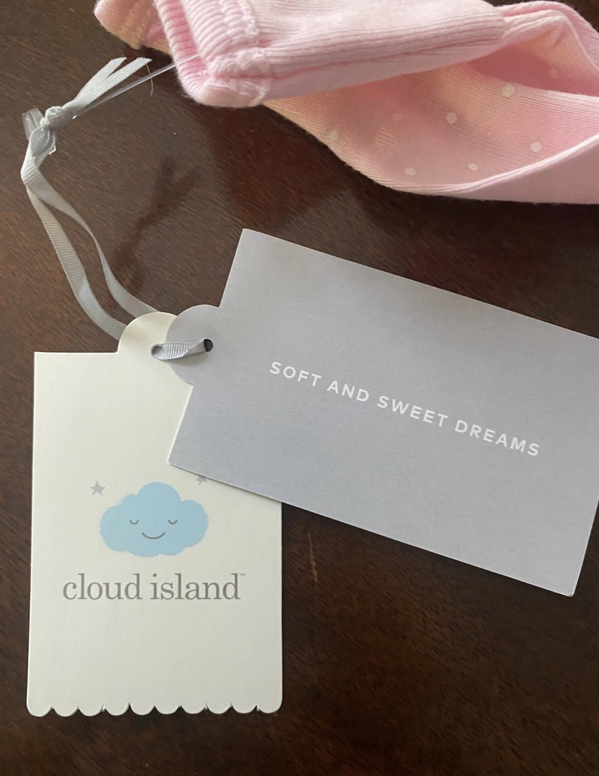 Cloud Island Sleeper Pink (Pack of 3) Size 6-9M NWT