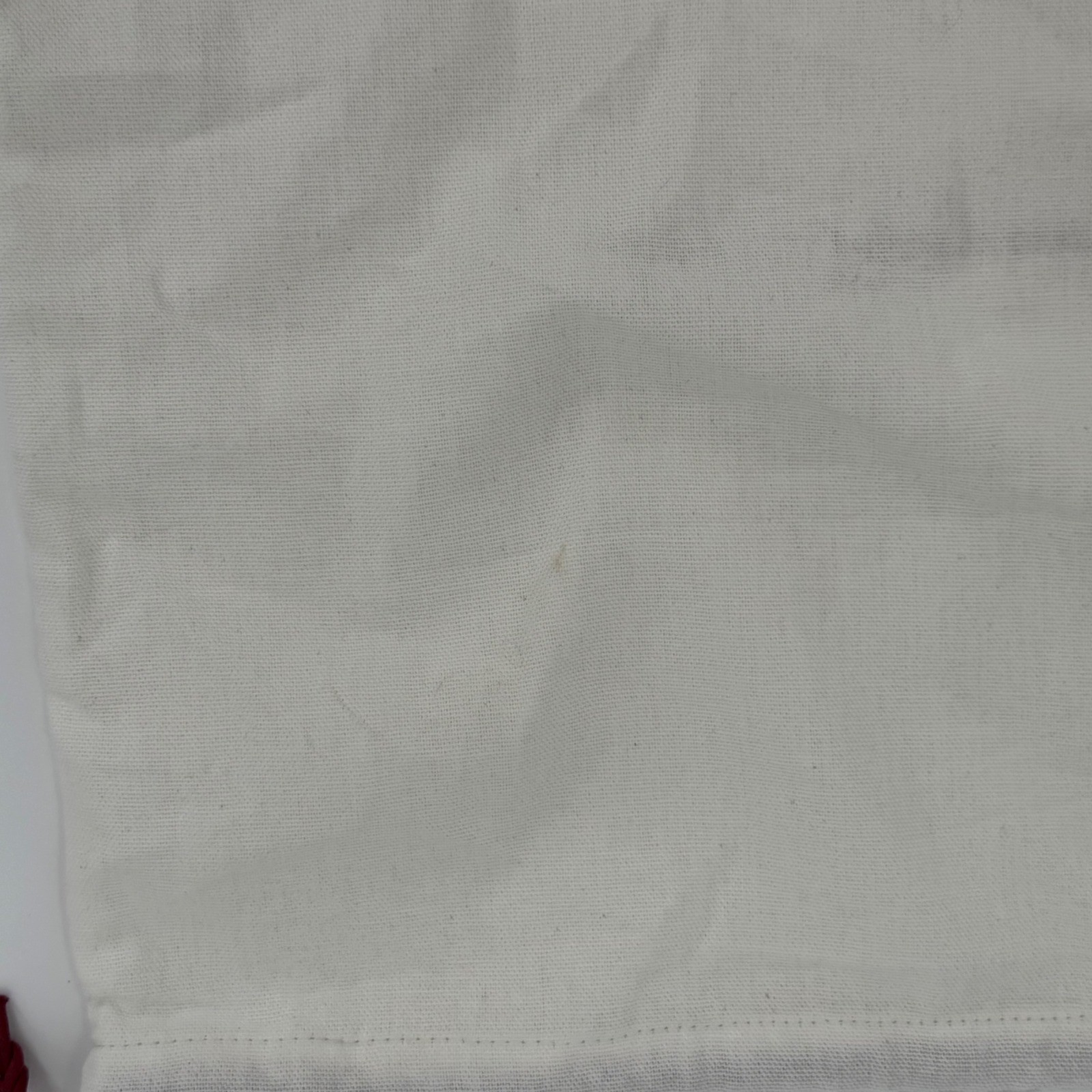 Salvatore Ferragamo Cream Cotton Drawstring Dust Bag Made in Italy 15×16 in