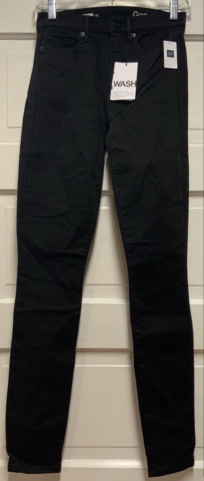 Gap 1969 Women’s Resolution True Skinny High Rise Jeans Size 25 Black
