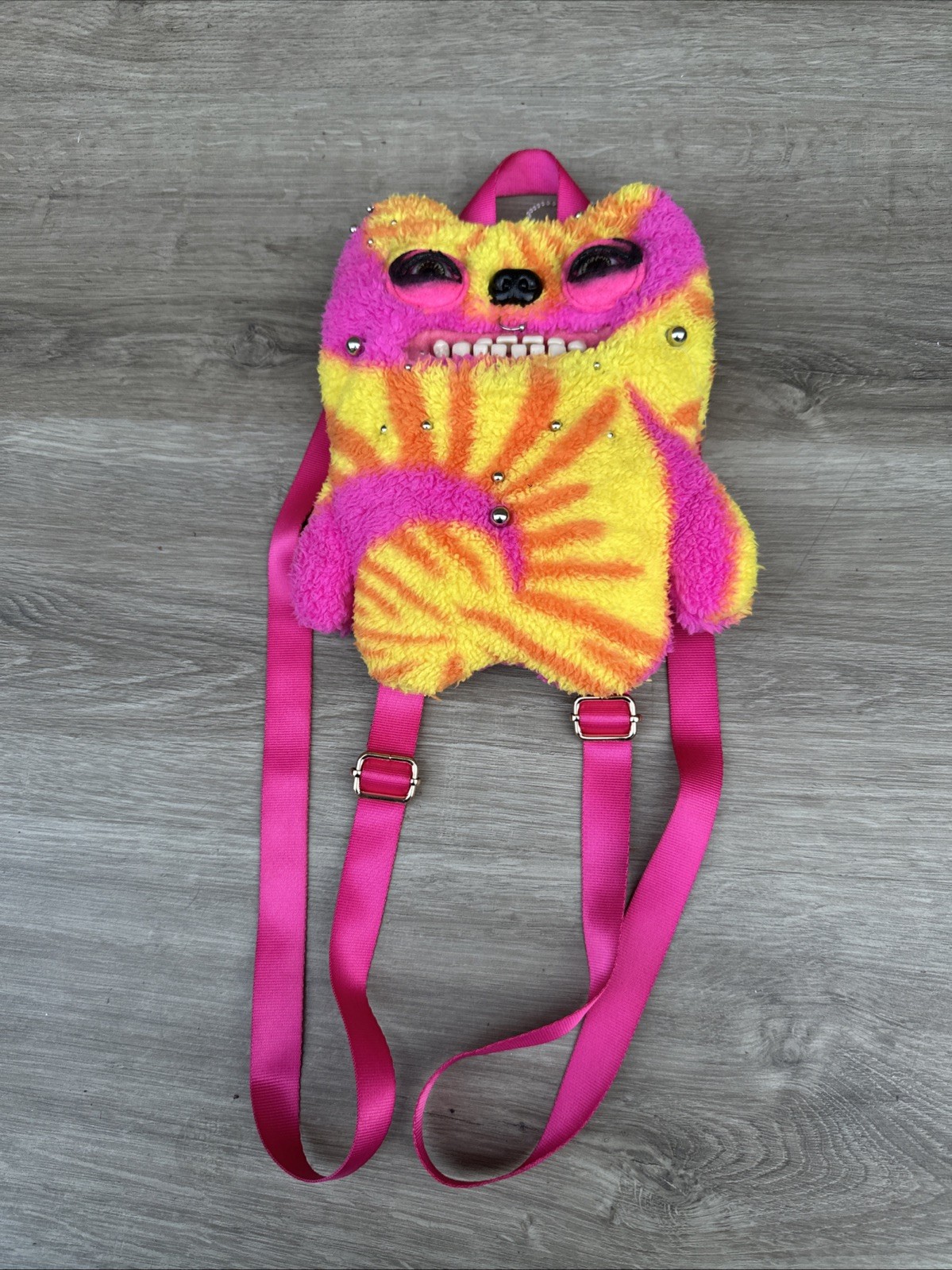 Mini Fuggler Backpack Homemade Adjustable Straps Piercings – Please Read