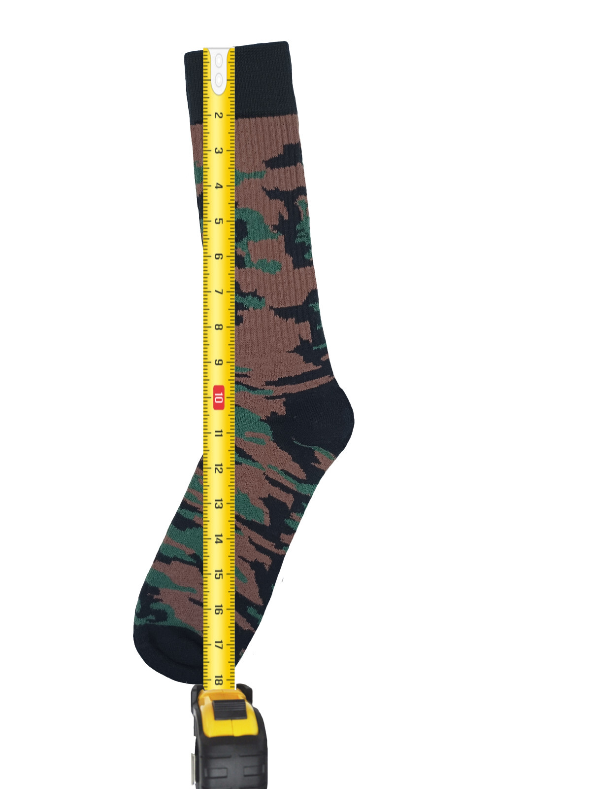 3PK COTTON CAMOUFLAGE CREW ARMY SOCKS SIZE 10-13 TRUE TO SIZE HIKING SOCKS