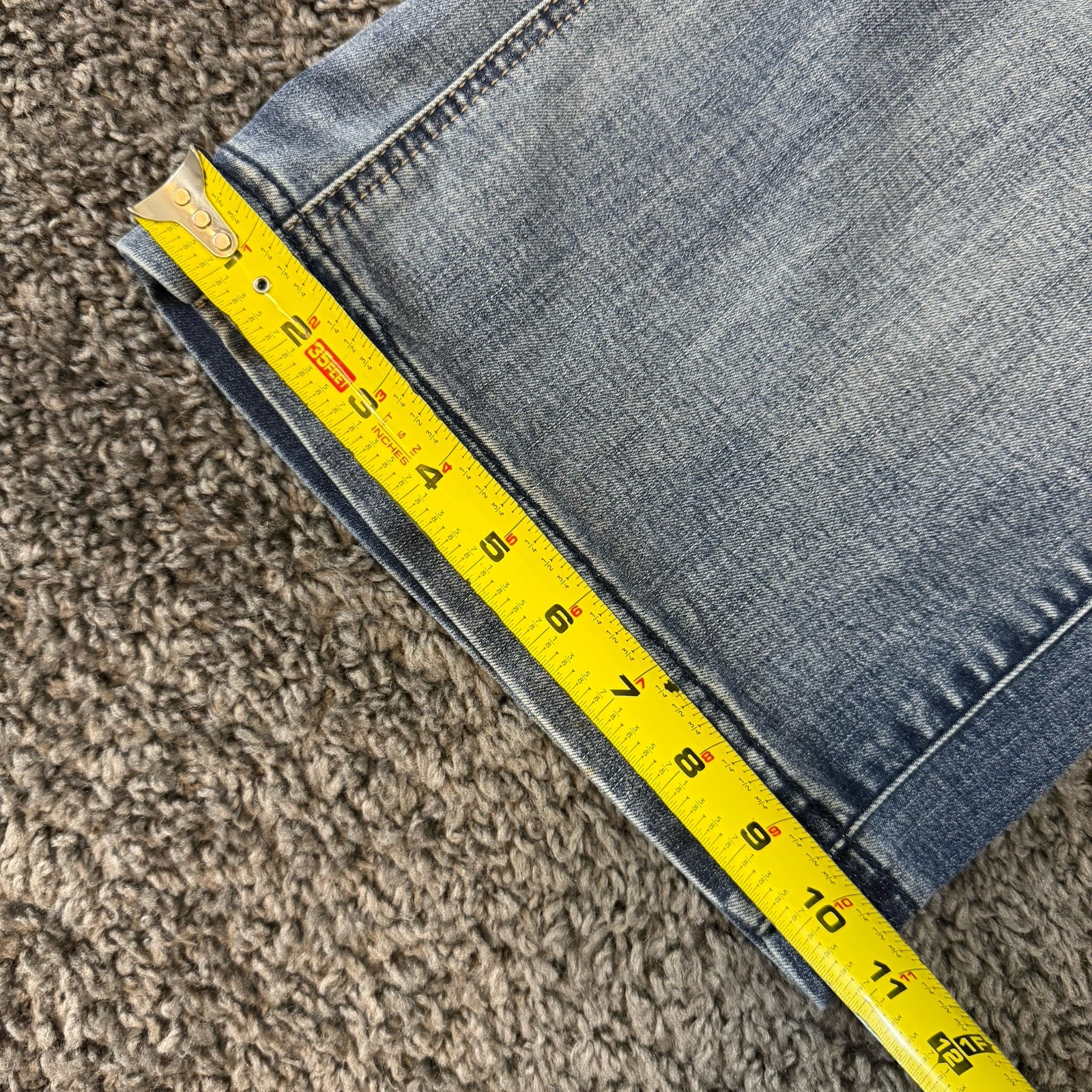 Democracy Ab Technology Wide Leg Jeans Womens 10 Blue Medium Wash High Rise