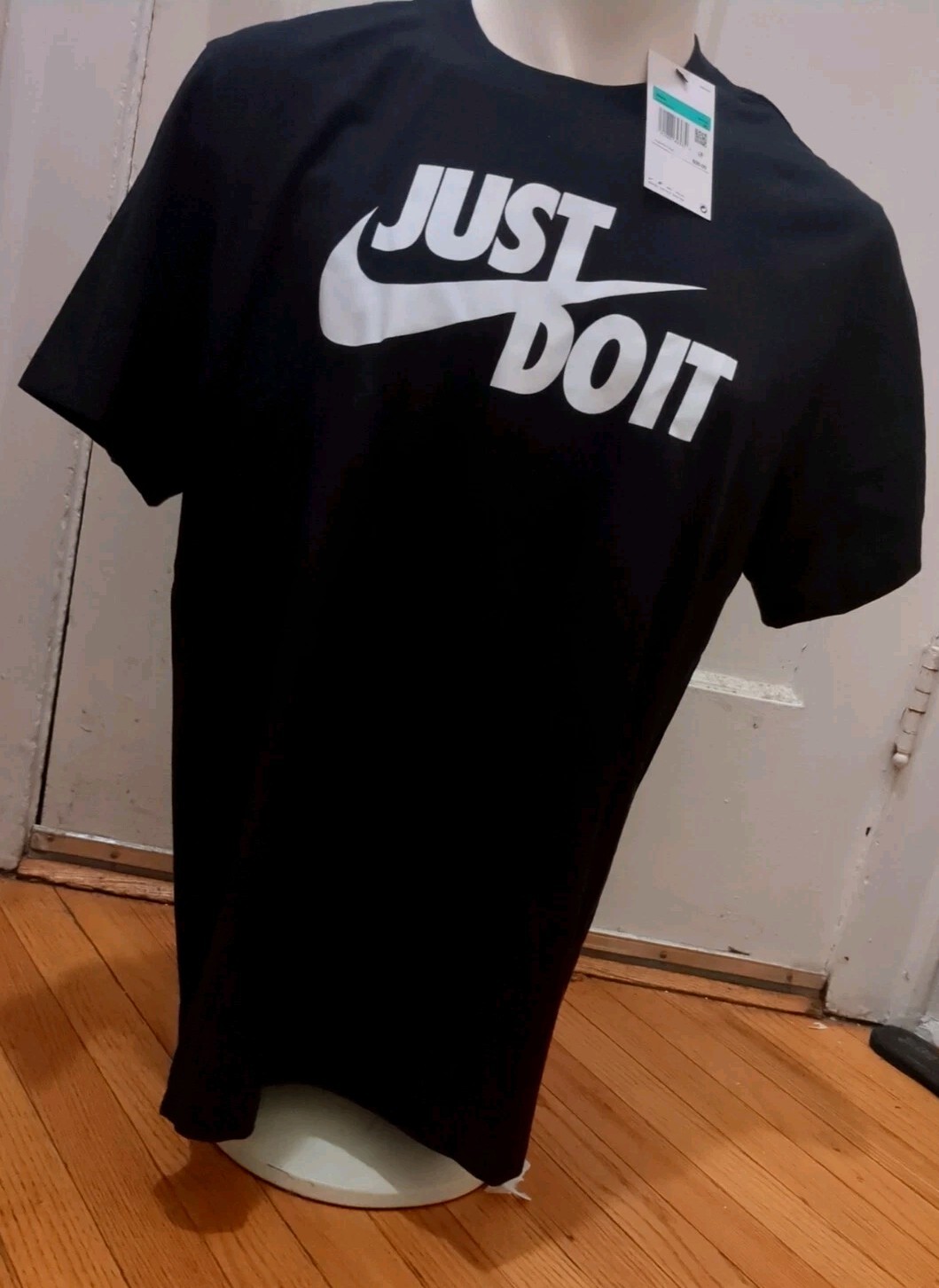 Nike T-Shirt For Men Size XL Black/White Nike Tee Just Do It AR5006-011 New