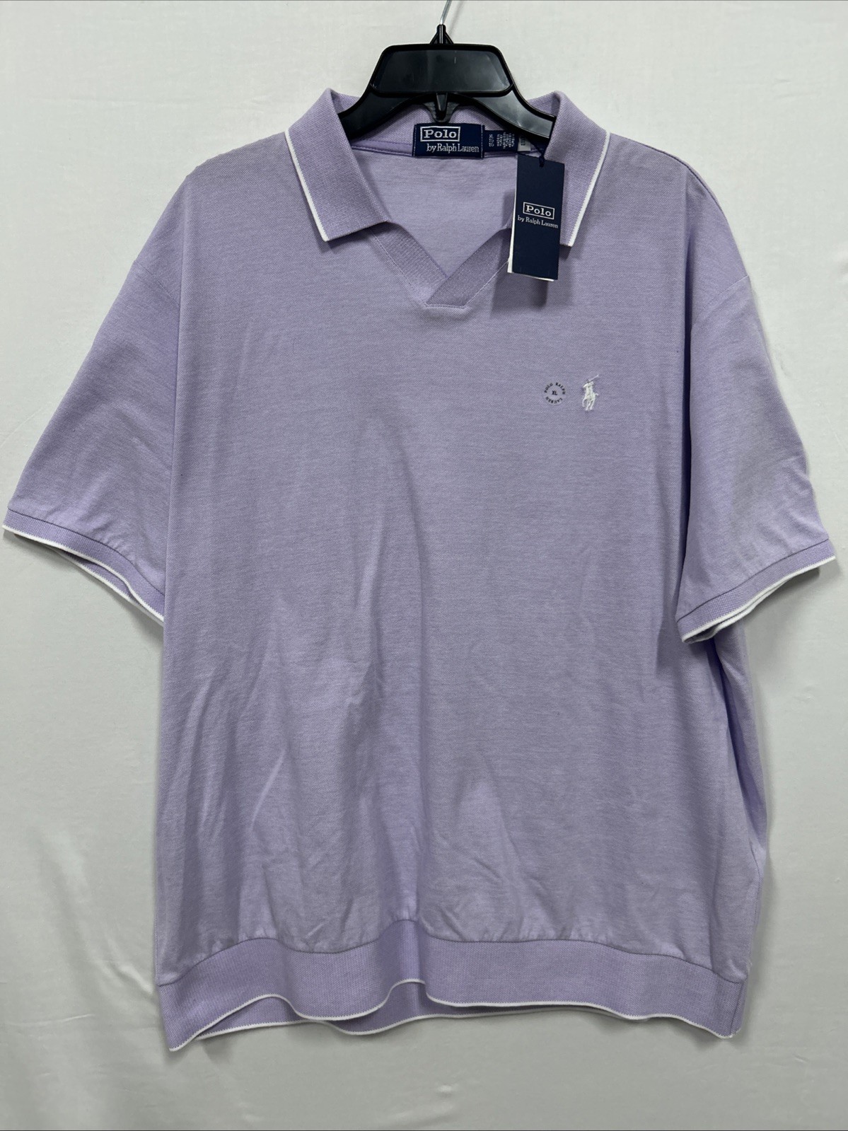 $148 Polo Ralph Lauren Short Sleeve Tonal Jacquard Mesh Polo Shirt